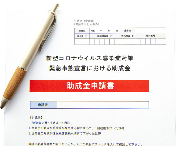 ザ ファースト ネオ助成金書類